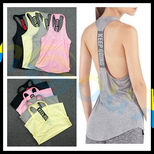Gym sports vest Sleeveless shirt Fitness running Clothes sexy Tank tops workout Yoga singlets Quick dry Tunics